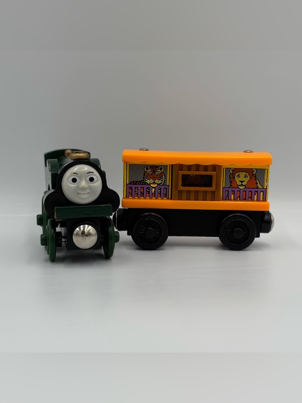 RARE Y2K Thomas & Friends Emily & Zoo Car Diecast Train Vehicle Cars Toy Lot